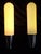 Vintage Wall Lamps with Chrome-Plated Metal Bracket and White Opal Glass Shade from Glashütte Limburg, 1980s, Set of 2 For Sale - Image 6 of 8