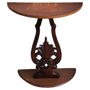 Vintage Italian Console Table in Wood, 1960s