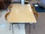 Great looking 1950’s dinette table and 4 chairs by Clifford Pascoe. The iron framed table features a blonde woodgrain...