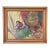Erwin Manheim 1937 Signed Folk Realism Oil Painting For Sale