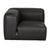 Noir NOIR Augustus Modular Sofa, Left Corner, Santosa Matte Black Leather For Sale - Image 4 of 11