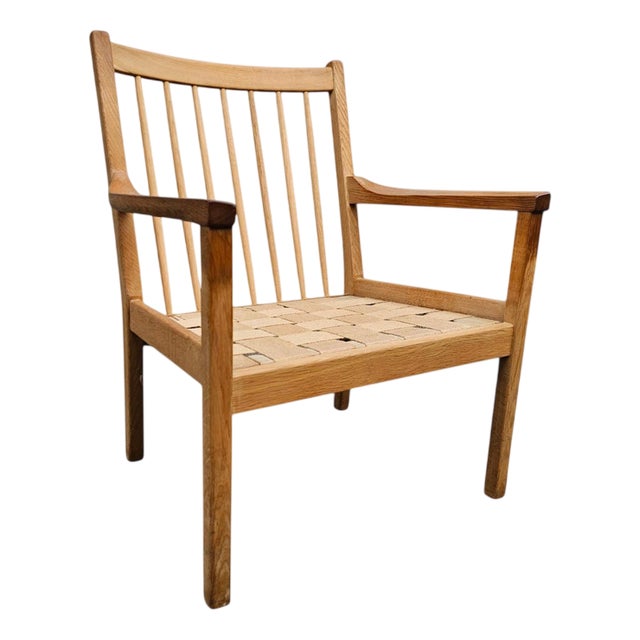 Danish Spindle Armchair, 1960s For Sale