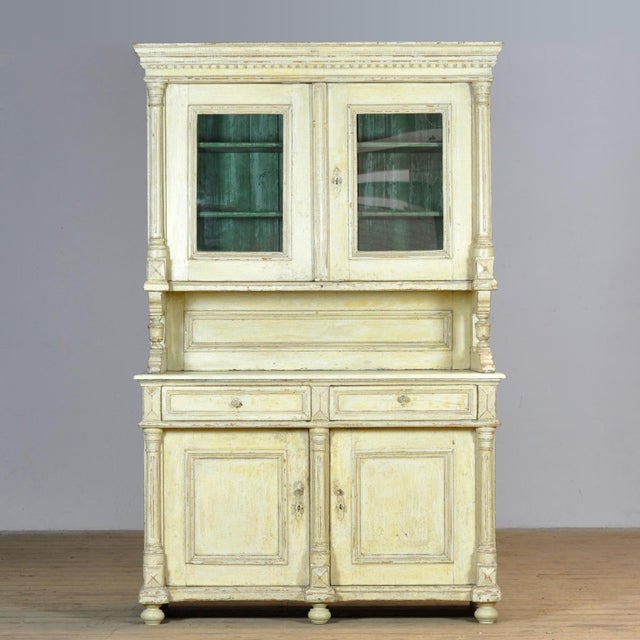 Rustic Cream Pine Sideboard, 1900s For Sale - Image 3 of 17