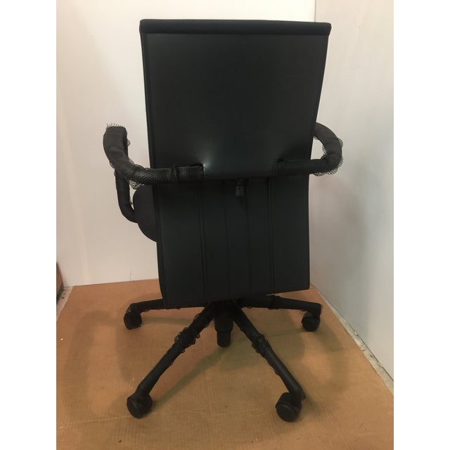 Vitra Ac1 Black Swivel Armchair For Sale In Boston - Image 6 of 13