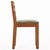 Charles Dudouyt Six French Solid Oak Dining Chairs Attributed to Charles Dudouyt, C. 1945 For Sale - Image 4 of 5