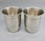 A matched pair of Salisbury Pewter "Chesapeake Bay Cup" julep cups from the Waterfowl Edition, handcrafted fine pewter...