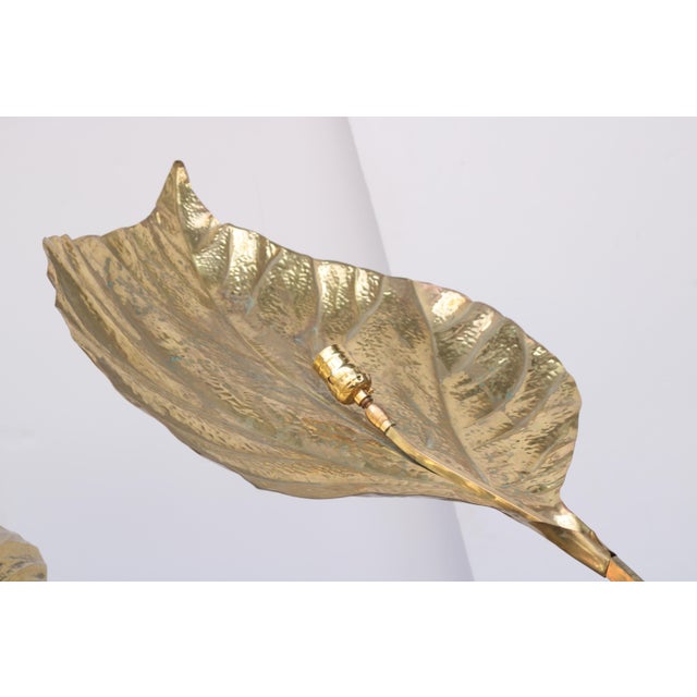 1970s Carlo Giorgi for Bottega Gadda 'Rabarbaro' Three-Leaf Floor Lamp For Sale - Image 9 of 18