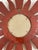 1950s French Petite 11" Giltwood Sunburst Wall Mirror For Sale - Image 12 of 18