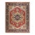 9x12 Traditional Coral Geometric Medallion Hand Knotted Wool Carpet Rug For Sale