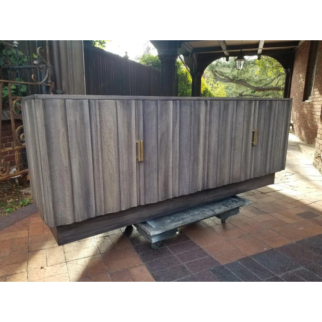 Tommy Parzinger Credenza in Mahogany Wood For Sale - Image 14 of 18