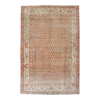 Galerie Shabab Collection Early 20th Century Handmade Persian Malayer Accent Rug For Sale