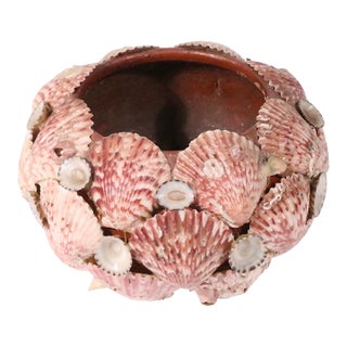Vintage Decorative Shell Bowl For Sale