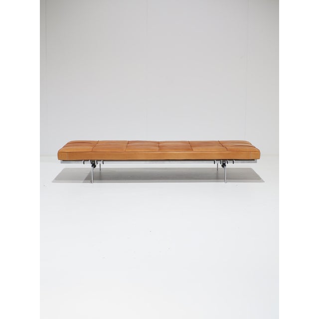 Very rare pk80 daybed, designed in 1957 by poul kjærholm and manufactured by e. Kold christensen in denmark. An iconic...