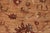 Shabby Chic Ziegler Tan Brown Hand-Knotted Wool Rug - 8'0'' X 10'2'' For Sale - Image 4 of 8