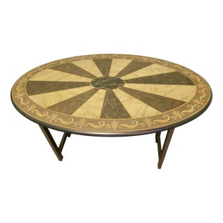 Marble Dining Table, 1980 For Sale