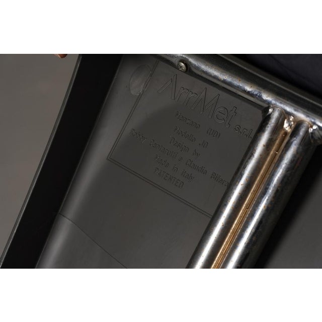 Jo Chairs by Robbi Cantarutti and Claudio Biferali for Arrmet, Italy, 2000s, Set of 4 For Sale - Image 12 of 15