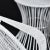 Wicker Salterini Radar Style Chairs With Pedestal Side Tables Seating Set For Sale - Image 12 of 14