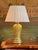 Wood 18th Century Chinese Hand Painted Ceramic Vase Lamp With Water Gilt Base For Sale - Image 7 of 9