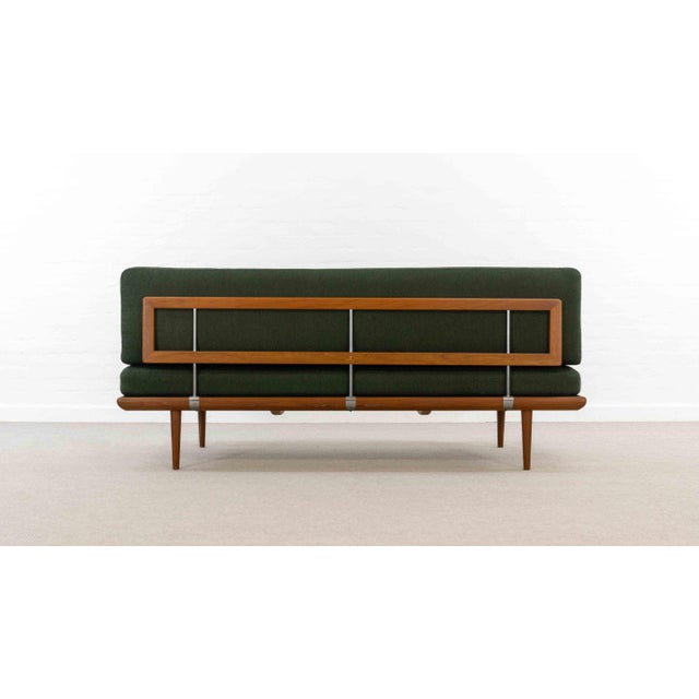Wood Minerva Sofa by Peter Hvidt & Orla Molgaard-Nielsen for France & Daverkosen, Denmark, 1950s For Sale - Image 7 of 18