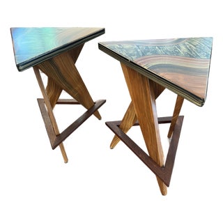 Contemporary Bar Stools by Grant-Noren (25.5" Tx20"W) For Sale
