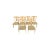 The Ethan Allen Legacy Collection Pineapple Back Dining Chairs set of 6 is a traditional-style dining chair set made of...