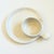 A vintage mid century handmade pottery chip and dip tray. Features a bowl formed off to one side with a handle. Beautiful...