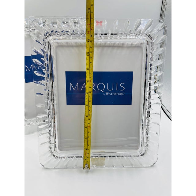 1990s Marquis by Waterford Crystal Retired Sheridan Pattern 8 X 10