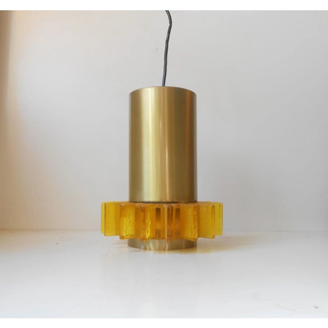 Metal Danish Modernist Symphony Pendant Lamp by Claus Bolby for Cebo, 1970s For Sale - Image 7 of 7