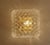 Gold Large Vintage Bubble Glass Wall Light from Erco, 1970s For Sale - Image 8 of 14