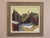 HOUSES IN THE SNOW Size: 27.2 x 29.1 inches (including frame) Oil on canvas A characterful mid-century modernist style...