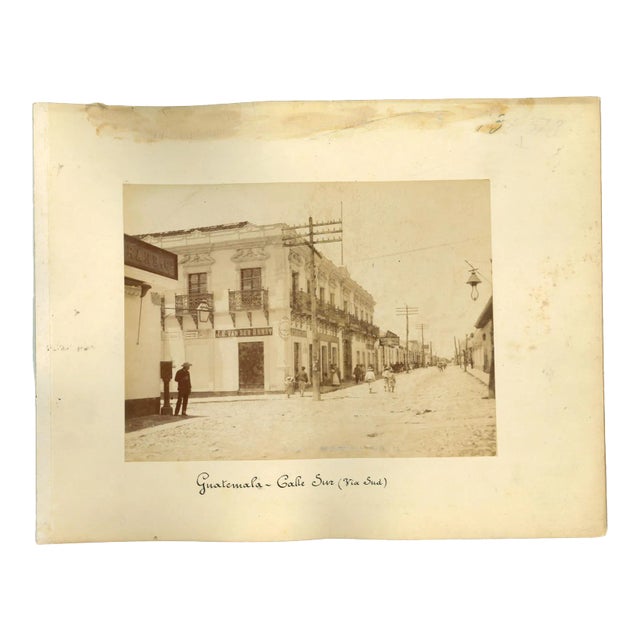 Unknown, Ancient Views of Guatemala City, Original Photo, 1880s For Sale