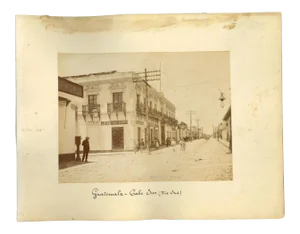 Unknown, Ancient Views of Guatemala City, Original Photo, 1880s