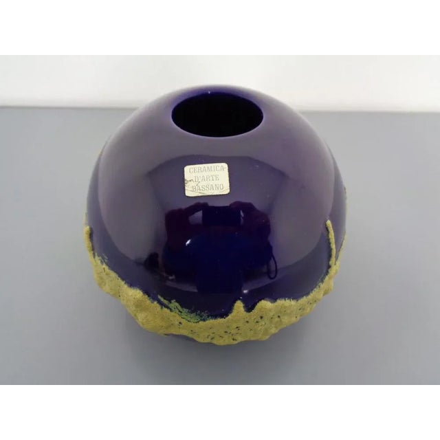 1970s Ceramic Vase from D´Arte Bassano, Italy, 1970s For Sale - Image 5 of 10