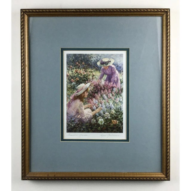 Double matted and simple gold frames with beautiful pastel colors. These prints will look perfect in a bedroom or lounge...