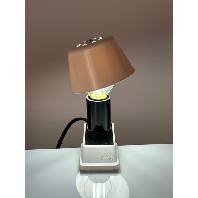 Black White Clamp Lamp with Metal Shade from Elios For Sale - Image 8 of 11