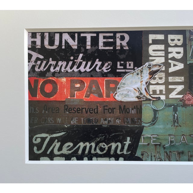2007 photograph collage by Chattanooga, Tennessee photographer Valerie Fleming, signed on mat lower right and signed and...