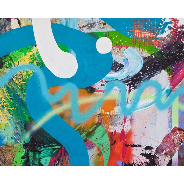 Abstract Carolina Alotus "Empowered Code", Painting For Sale - Image 3 of 6