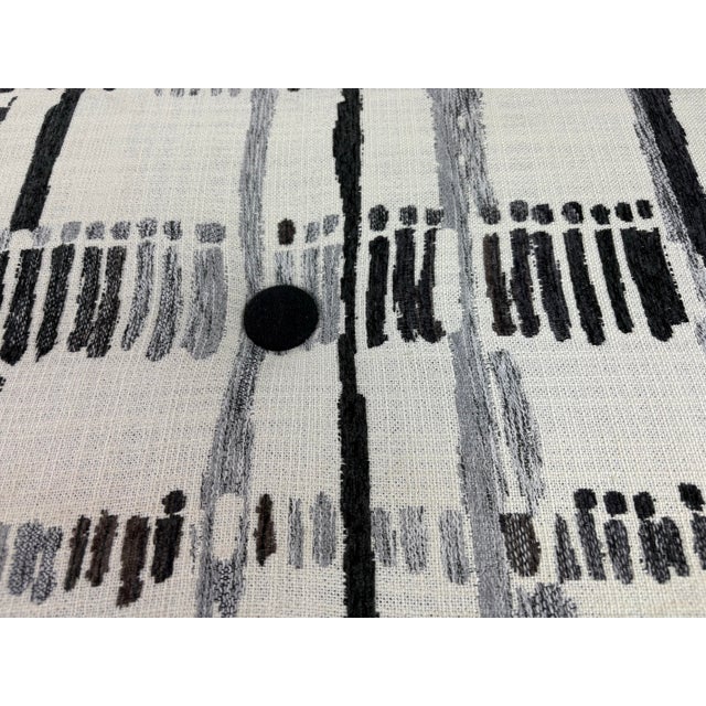 Textile Mid-Century Vintage Empire Inspired Newly Upholstered Bench For Sale - Image 7 of 12