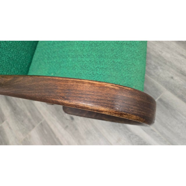 Textile Art Deco Lounge Chair by Jindrich Halabala For Sale - Image 7 of 14