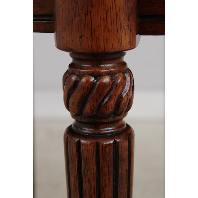 Cherry Inlaid Top Regency Style Lamp Table For Sale - Image 10 of 12