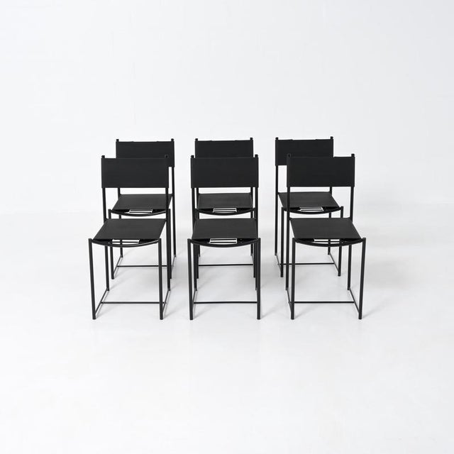 Spaghetti Chairs by G. Belotti for Alias, 1970s, Set of 6 For Sale - Image 11 of 18