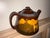 Brown Ceramic Teapot with Don Quixote and Sancho Panza from Royal Doulton Kingsware, England, 1950 For Sale - Image 8 of 11