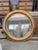 60” Gilded Round Hollywood Regency Mid 20th Century Mirror For Sale - Image 9 of 11
