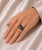 Modern Late 20th Century Sterling 925 Silver Black Diamond Men's Band Ring, Size 9 For Sale - Image 3 of 3