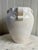 Ceramic Vintage Fulper Pottery Vase #887 3 Ribbon Handles Circa 1930s Collectible VTG For Sale - Image 7 of 12