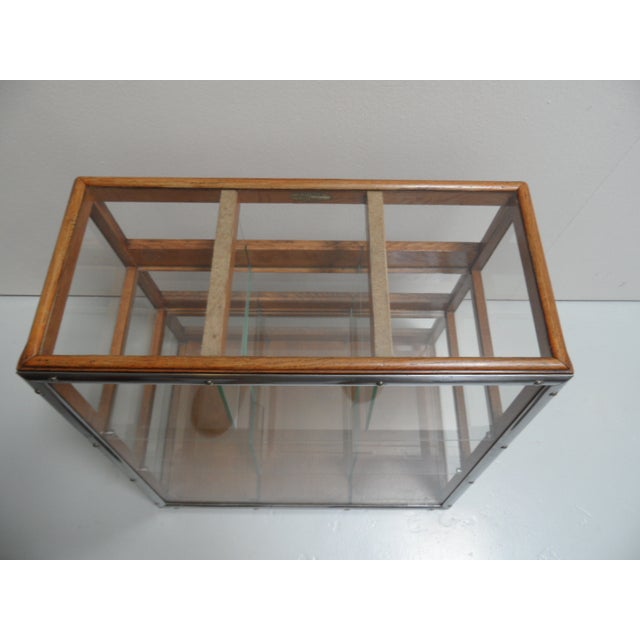 Metal Vintage Dutch Bakery Display Cabinet, 1930s For Sale - Image 7 of 17