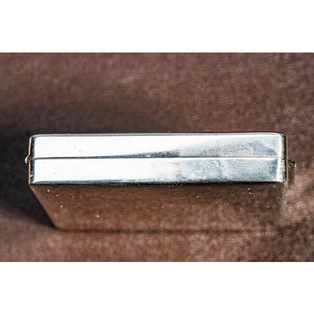 Beautiful Heavy Antique Sterling Silver Jewelry Pill Trinket Desk Box Home Decor For Sale - Image 10 of 10