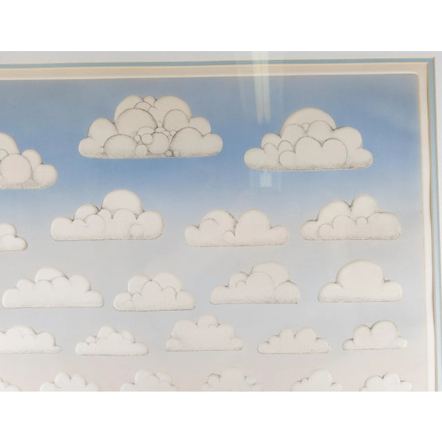 1970's Mid-Century Pop Art Print of Clouds by Karen Strohbeen For Sale In New York - Image 6 of 12