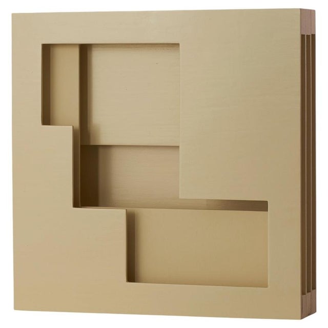 Relief Series 1 Wall Sculpture in Birch Plywood by A Hint of Neon For Sale - Image 6 of 6