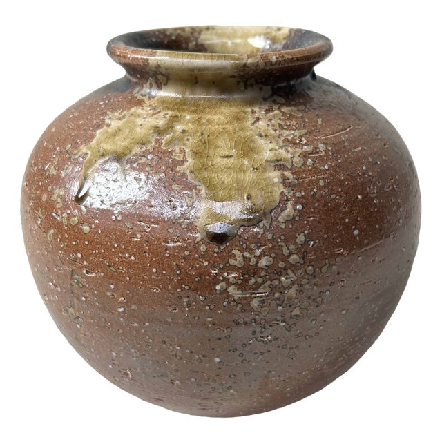 Mid-Century Shigaraki Ikebana Flower Vase, 1960s For Sale